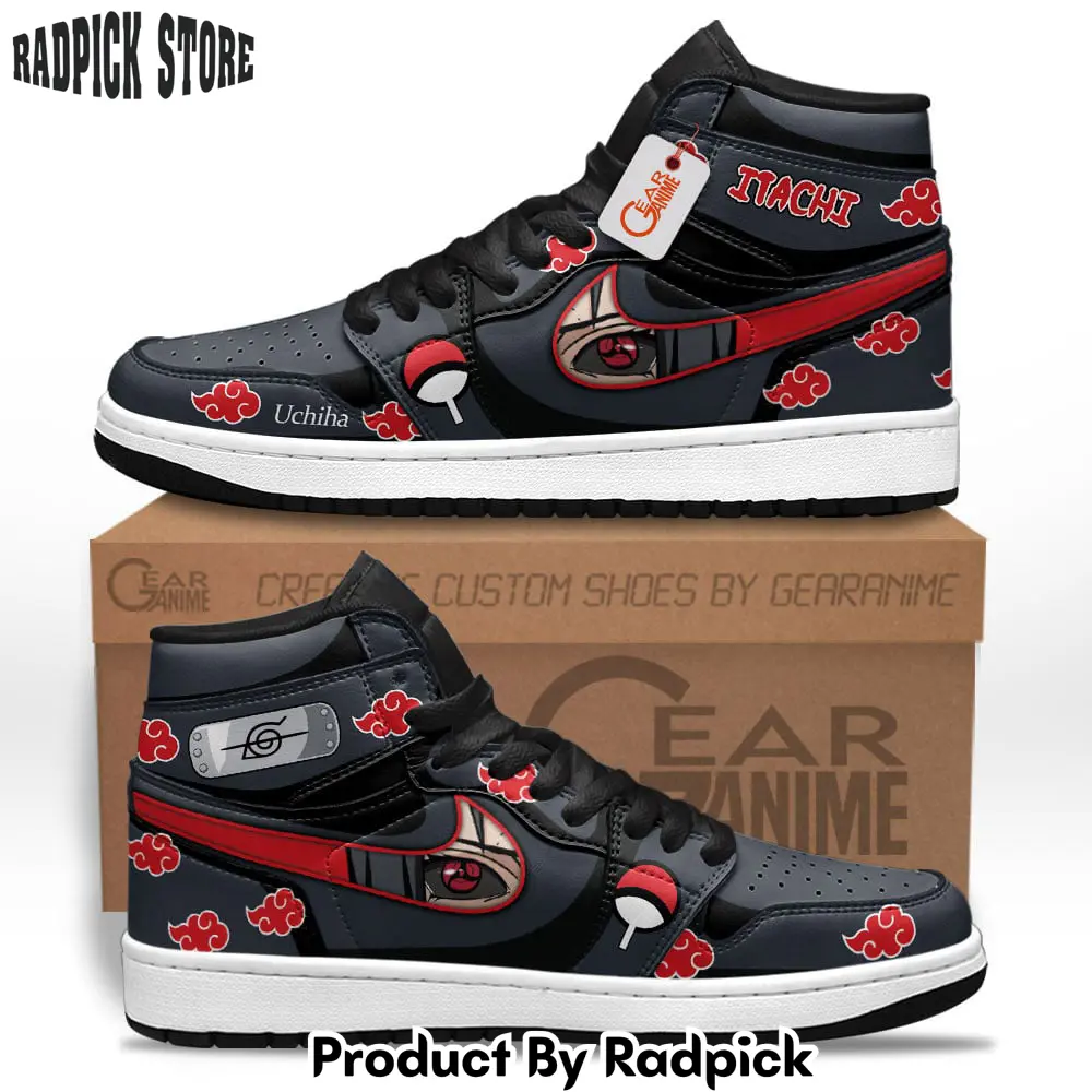 Itachi uchiha air jordan high topsneakers personalized shoes  rp0252366
